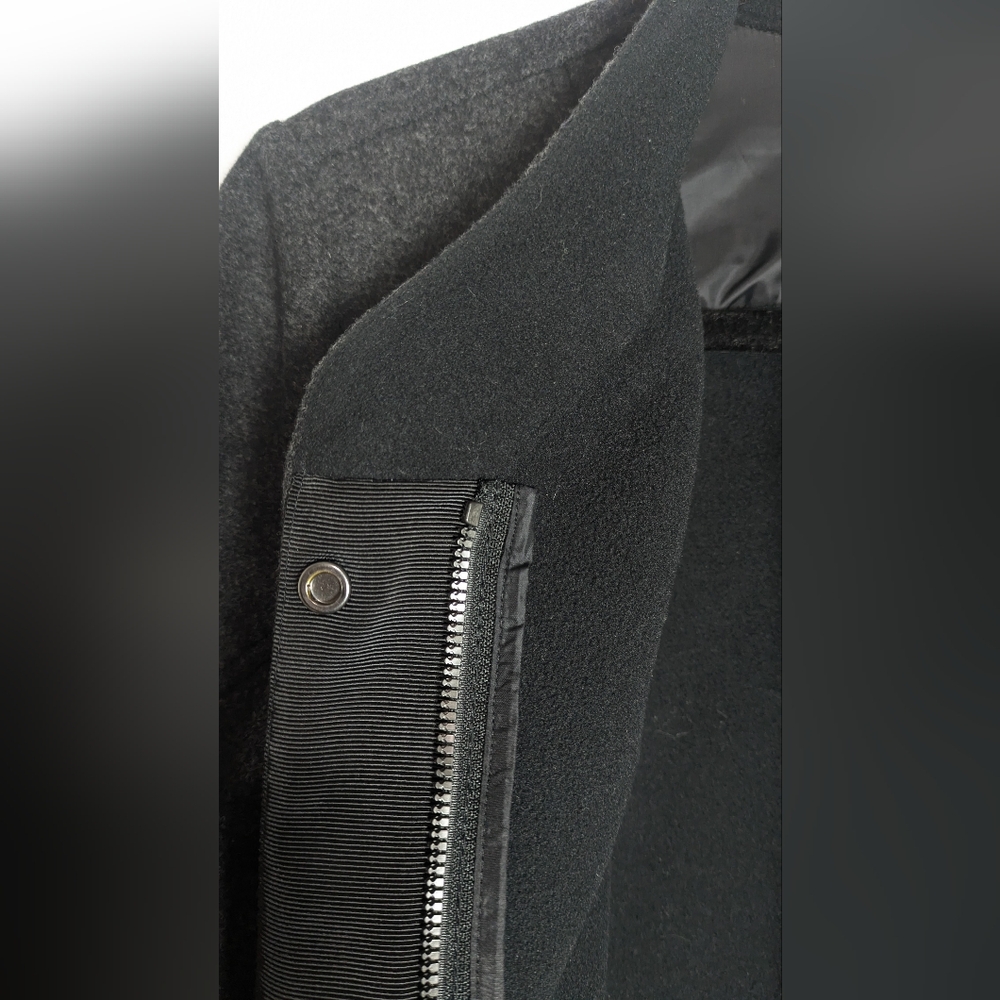 Lululemon Womens Dark Grey Charcoal Fall Wool Jacket Coat Size 4 Like New Preppy - Picture 9 of 10
